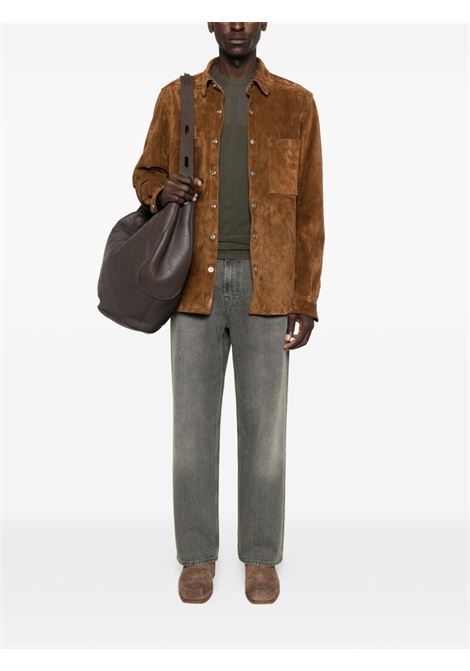 giacca consordians outershirt uomo castagna RICK OWENS | RU02E1744 LCS134